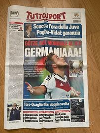 Tuttosport 14 Luglio 2014 Germania Campione Mondo