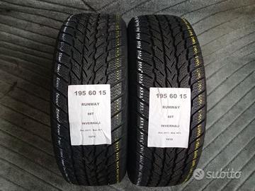 2 gomme 195 60 15 runway a1010