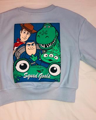 Toy Story 5 felpa bambino 7-8 anni