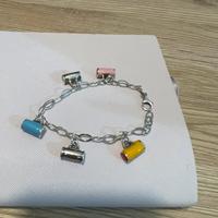 Bracciale in argento 925 con ciondoli