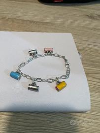 Bracciale in argento 925 con ciondoli
