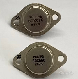 Coppia di Transistor BDX66C/BDX67C PHILIPS