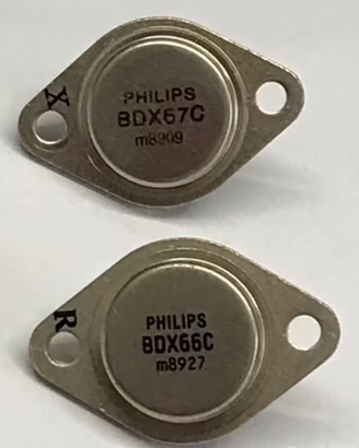 Coppia di Transistor BDX66C/BDX67C PHILIPS
