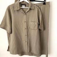 Set abito Plus size in cotone tencel