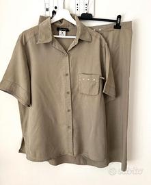 Set abito Plus size in cotone tencel