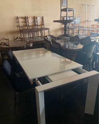 tavolo allungabile (max 260 cm) misure: 180x90x75