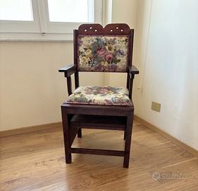 Poltroncina legno massello