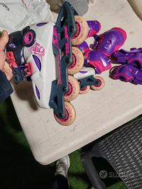 PATTINI ROLLERBLADE N. 28-30 CON ACCESSORI PREZZO 