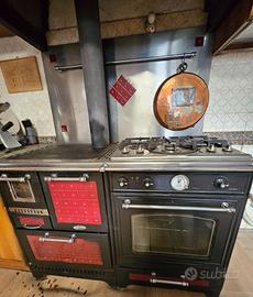 TermoStufa a legna e  gas con allaccio per termosi