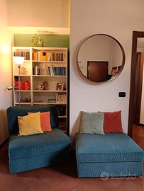 IKEA KIVIK Divano Letto 1 posto + Pouf Contenitore