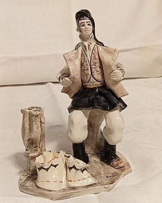 STATUETT A PASTORE SARDO COSTUME