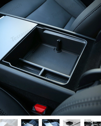 vaschetta portaoggetti Tesla Model 3
