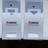 terminale scarico akrapovic 