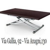 TAvolino trasformabile clever wengè-tavolini