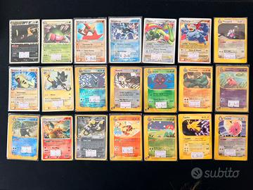 Lotto old carte pokemon