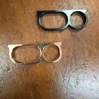 anelli doppi cyberpunk in acciaio