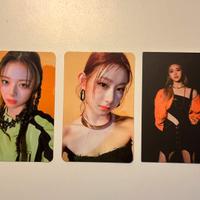 ITZY GUE??WHO photocards Yuna, Ryujin, Chaeryeong