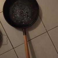 Pentola Padella Castagne Fuoco Arrosto Stufa Forno