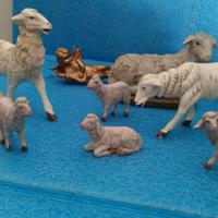 Presepe Completo Artigianale - Statuine Dipinte a