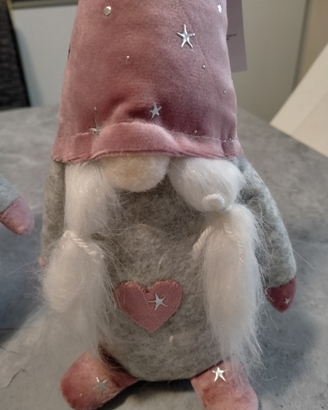 Gnoma velluto rosa