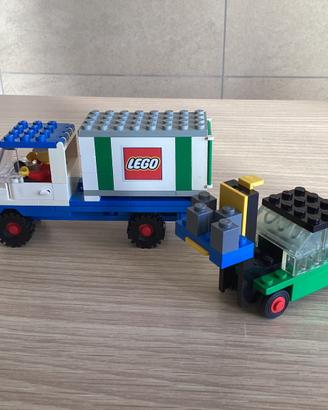 LEGO CAMION CON CONTAINER E MULETTO