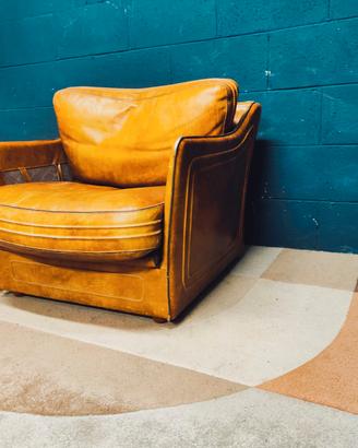 Poltrona Chester Chesterfield in cuoio inglese uk