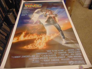 Locandina originale "Ritorno al futuro"