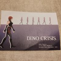 Dino Crisis 2 Postcard Regina Capcom