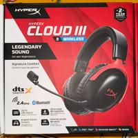 HyperX Cloud III S Wireless Nuove–Cuffie Gaming