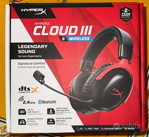 HyperX Cloud III S Wireless Nuove–Cuffie Gaming
