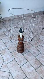Abajour in radica di ulivo