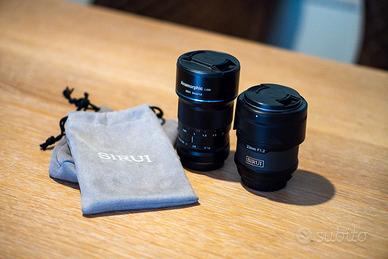 Sirui APS-C: 23mm F1.2 AF + 50mm Anamorfico 1.33x