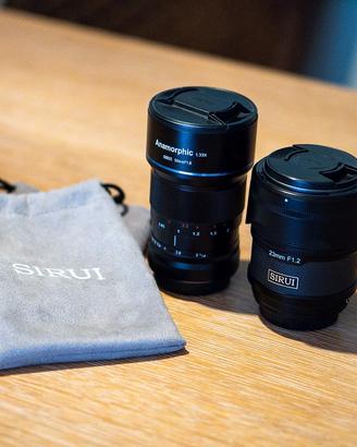 Sirui APS-C: 23mm F1.2 AF + 50mm Anamorfico 1.33x