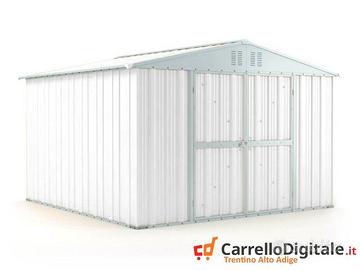 Box struttura lamiera Acciaio 327x307cm bianco