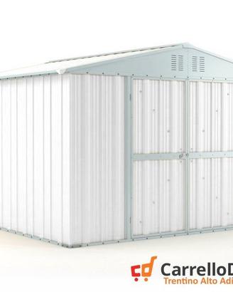 Box struttura lamiera Acciaio 327x307cm bianco