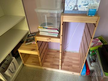 Mobile per giocattoli cameretta con contenitori