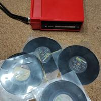 Mangiadischi Mini 10 Gemi vintage con dischi