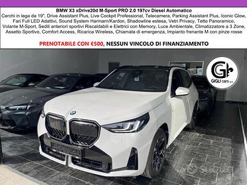 BMW X3 XDrive20d M-Sport PRO NEW MODEL C19" Tetto