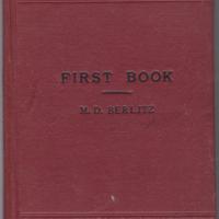 1919 First Book for Teaching English M.D. Berlitz
