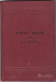 1919 First Book for Teaching English M.D. Berlitz