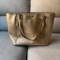 Borsa donna michael kors color oro