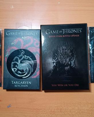 Lotto Game of Thrones 3 Portachiavi + 1 Cavatappi