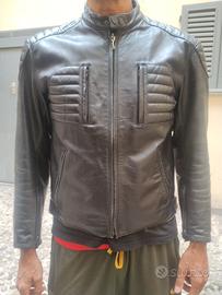 GIUBBINO DA MOTO IN PELLE MTECH