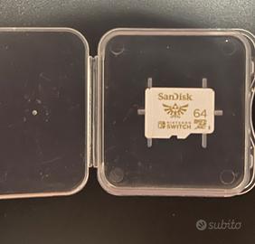 Micro SD 64GB SanDisk Nintendo Switch Zelda Gold
