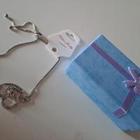 Bracciale argento925 con pendente unicorno