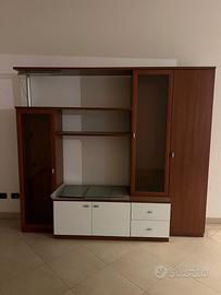 Parete attrezzata da soggiorno / mobile porta TV