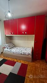 Cameretta a ponte + scrivania + libreria