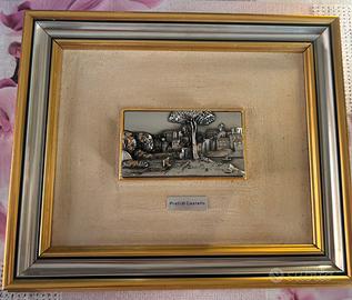 Quadro argento “Prati di castello” marca Studio M