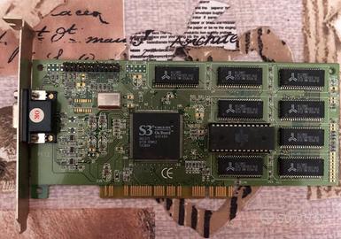 Scheda Video PCI VGA S3 ViRGEDx 2/4MB Retro PC