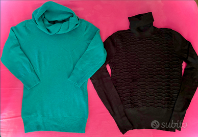 2 MAGLIONI DONNA IN LANA